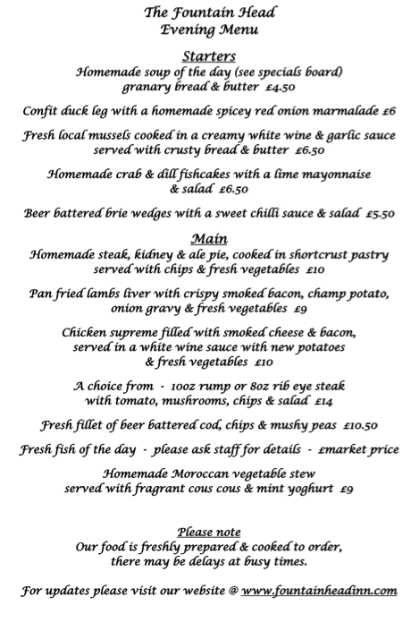evening menu-1